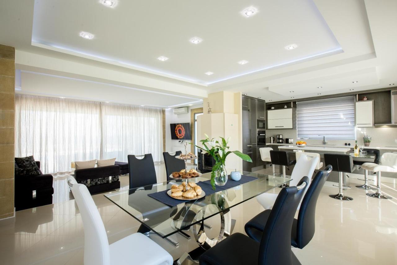 Larimar Luxury Sea View Villa Kíssamos Exteriér fotografie