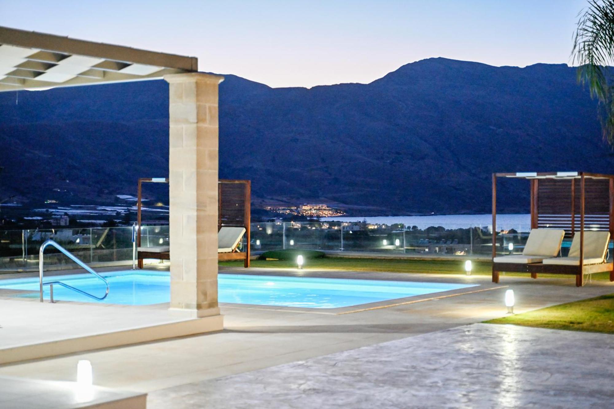 Larimar Luxury Sea View Villa Kíssamos Exteriér fotografie