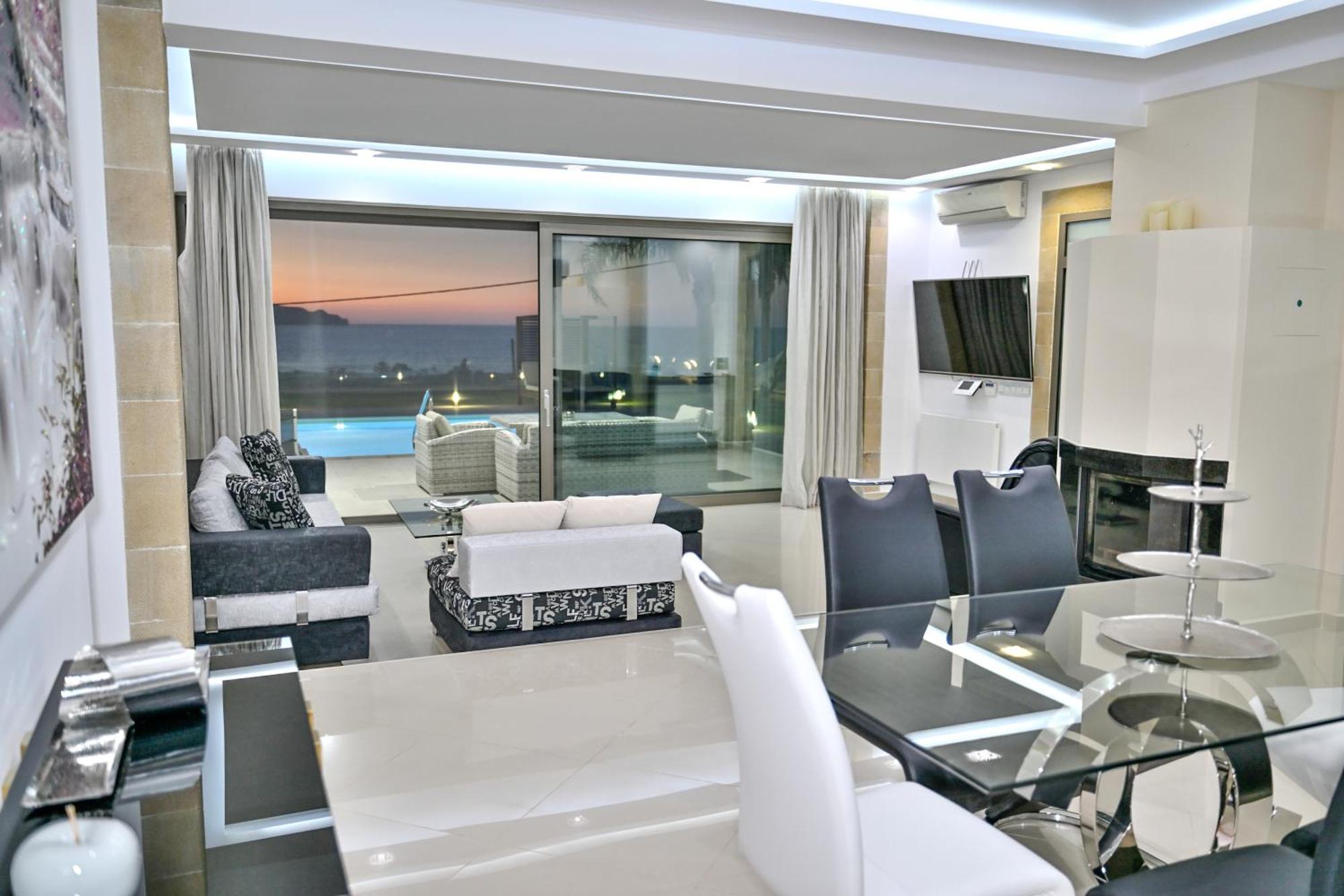 Larimar Luxury Sea View Villa Kíssamos Exteriér fotografie