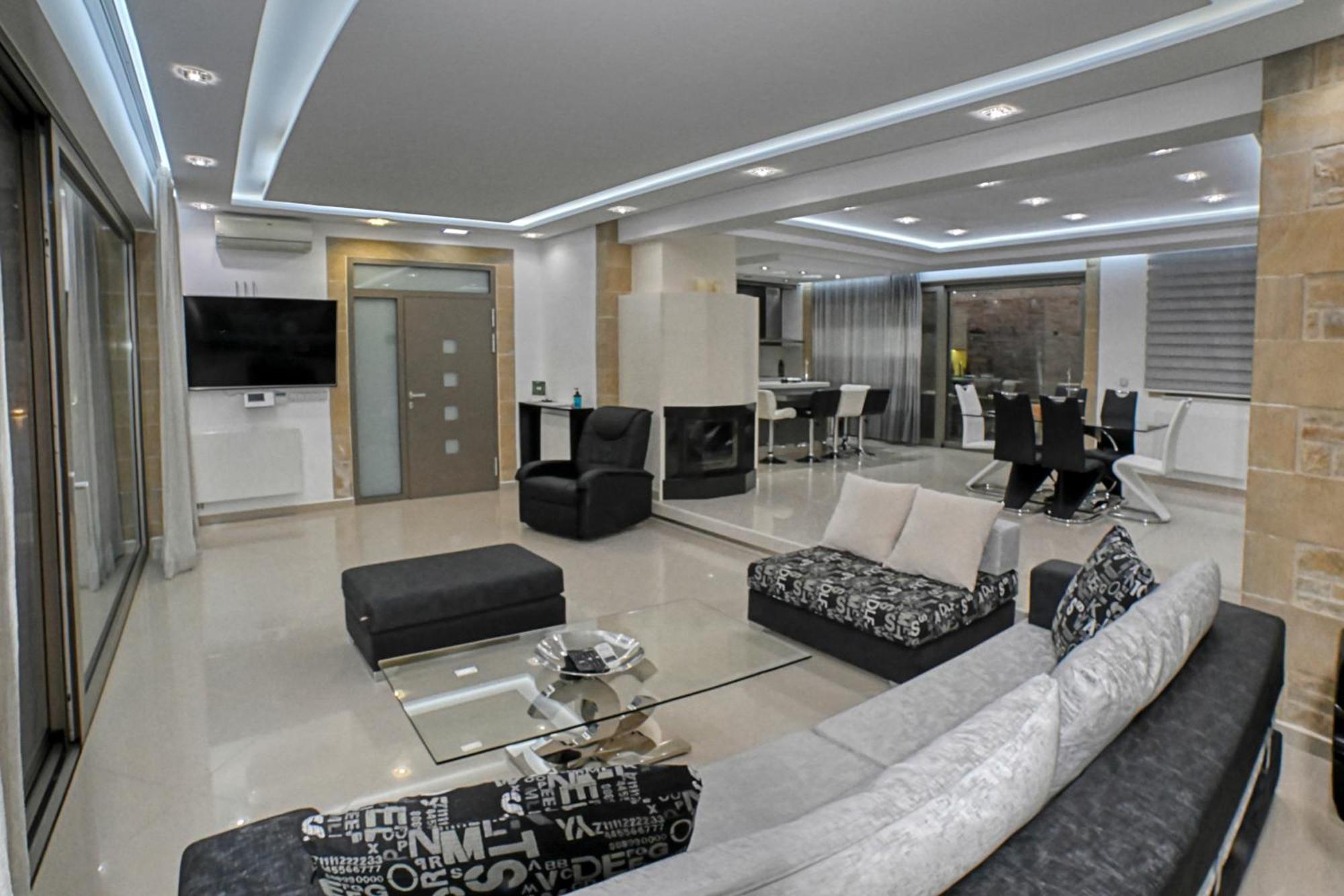 Larimar Luxury Sea View Villa Kíssamos Exteriér fotografie