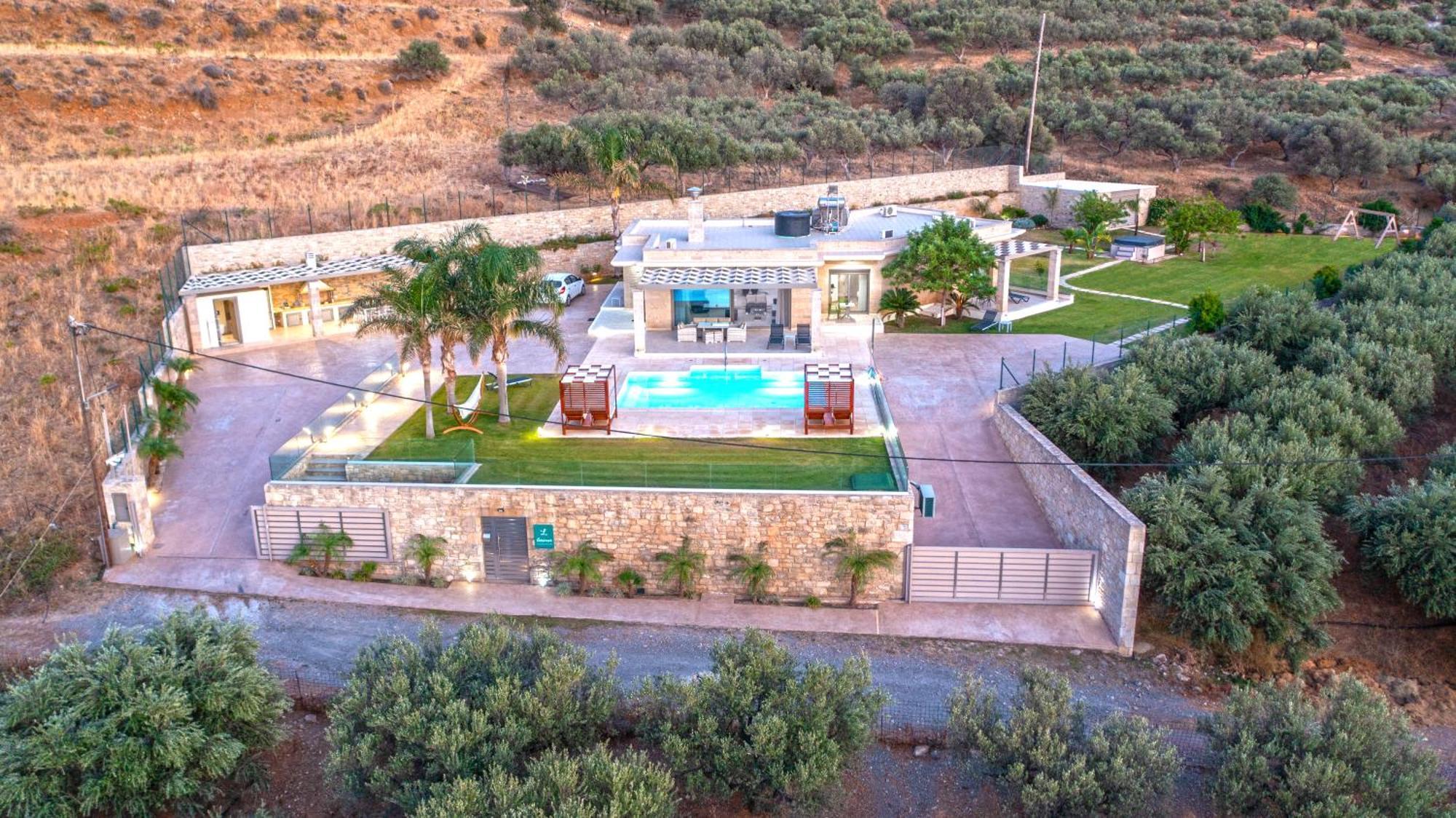 Larimar Luxury Sea View Villa Kíssamos Exteriér fotografie